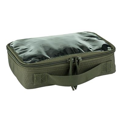 HEXAGON ORGANIZER Pouch, transparent, GREEN