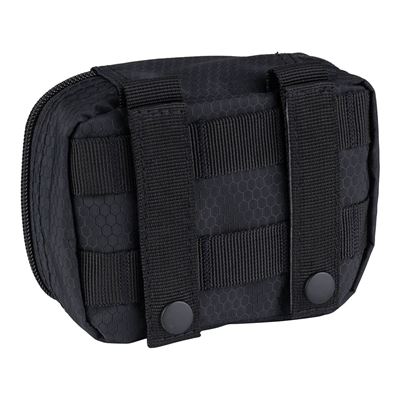 HEXAGON ORGANIZER Pouch, transparent, small, BLACK 101INC 359583-BLK 2