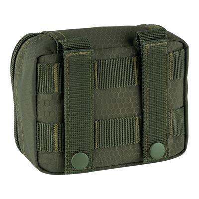 HEXAGON ORGANIZER Pouch, transparent, small, GREEN 101INC 359583-GR 3
