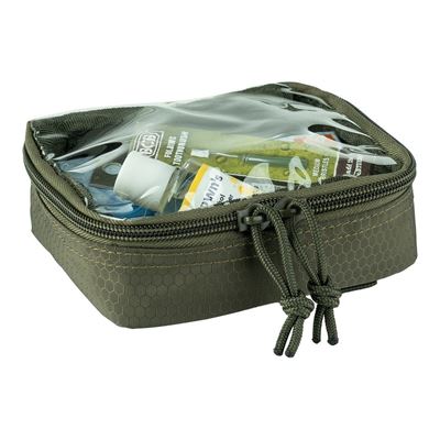 HEXAGON ORGANIZER Pouch, transparent, small, GREEN 101INC 359583-GR 4
