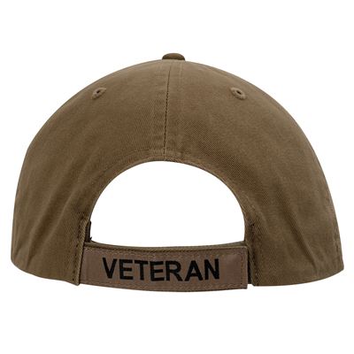 Cap Vintage Veteran with US Flag COYOTE ROTHCO 35990 4