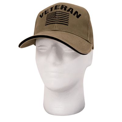Cap Vintage Veteran with US Flag COYOTE ROTHCO 35990 5