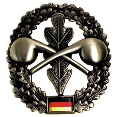 BW beret badge on ABC-Abwehr metal