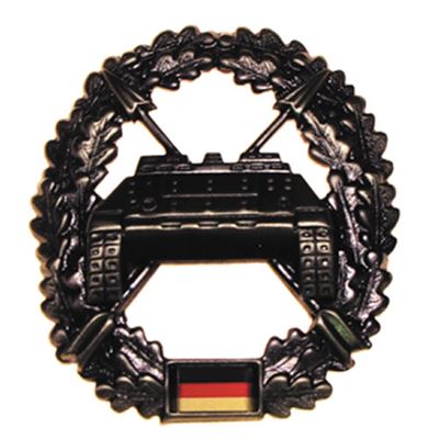 BW beret badge on PANZERJÄGERTRUPPE metal