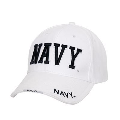 Deluxe Navy Low Profile Cap WHITE