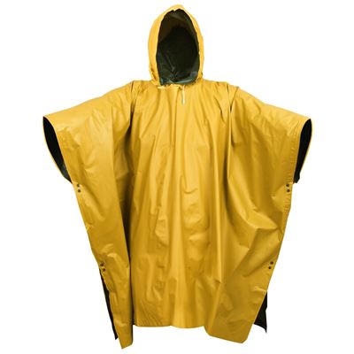 Poncho sided PVC OLIVE / YELLOW 130 x 200 cm ROTHCO 3634 2