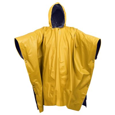 PVC poncho reversible navy blue / yellow ROTHCO 3644 2
