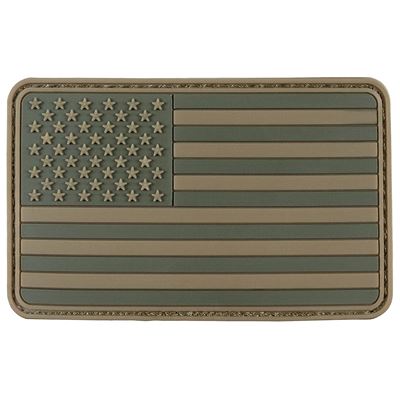 Plastic Velcro Patch flag USA