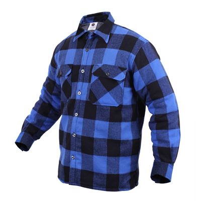 Lumberjack warm plaid shirt BLUE