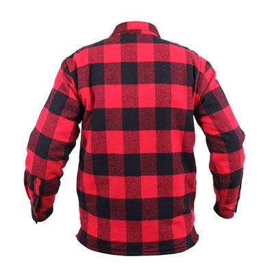 Lumberjack plaid shirt warm RED