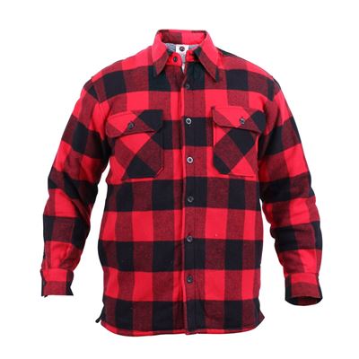 Lumberjack plaid shirt warm RED