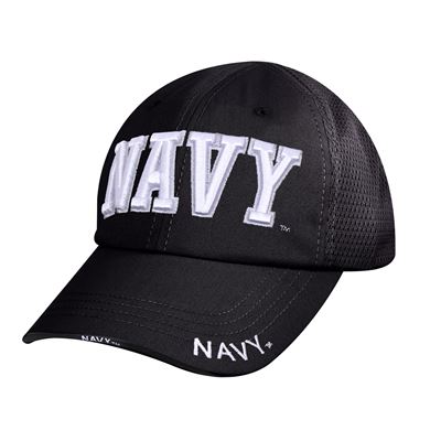 Navy Mesh Back Tactical Cap BLACK
