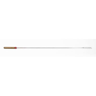 Telescopic sausage roasting fork with handle