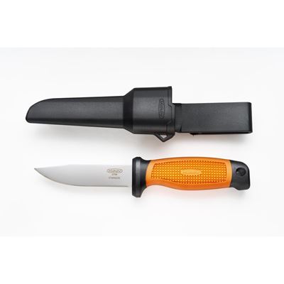 Knife BRIGAND STAINLESS STEEL with fixed blade ORANGE