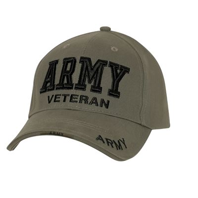 Deluxe Army Veteran Low Profile Cap OLIVE DRAB