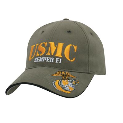 USMC Semper Fi Low Profile Cap OLIVE