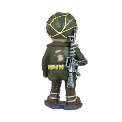 Skeleton soldier figurine 16.5 cm Albainox 39899 2