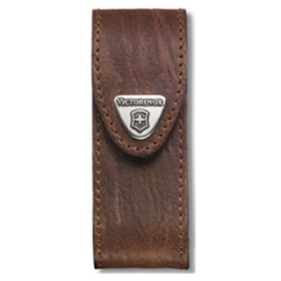 Knife pouch brown leather