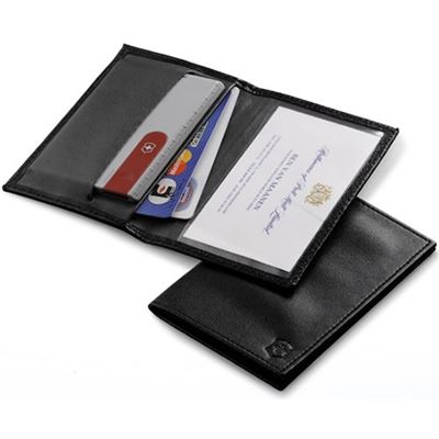 Swiss Card Case for Leather BLACK