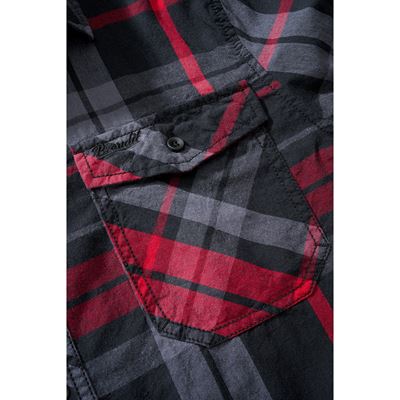 Roadstar shirt 1/2 sleeve ANTHRACITE/RED