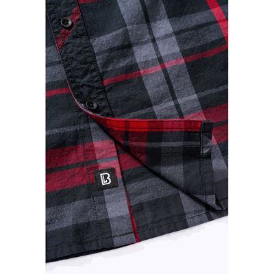 Roadstar shirt 1/2 sleeve ANTHRACITE/RED