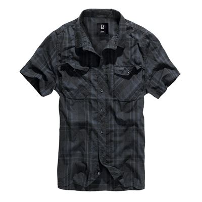 Roadstar shirt 1/2 sleeve BLACK/BLUE