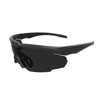 Tactical glasses NIGHTHAWK PRO 3 lenses BLACK