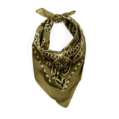 Scarf 55 x 55 cm TRAINMEN OLIVE