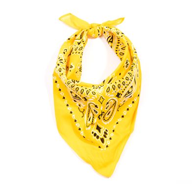 Scarf 55 x 55 cm TRAINMEN YELLOW