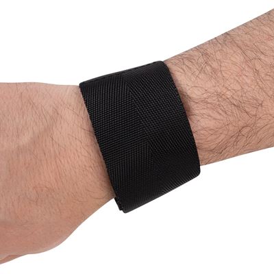 Watch strap COMMANDO BLACK NYLON