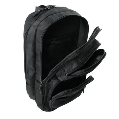 Tactical Traveler Sling Bag MIDNIGHT BLACK CAMO