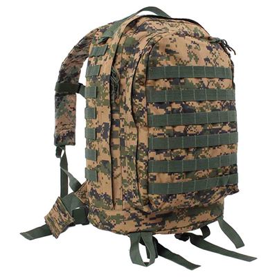 Pack Woodland Camo Molle Ii Day Assault Pack ROTHCO Backpack MOLLE