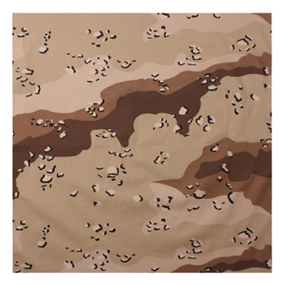 Scarf 55 x 55 cm 6-COL DESERT CAMOUFLAGE