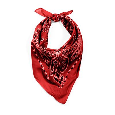 Scarf 55 x 55 cm TRAINMEN RED
