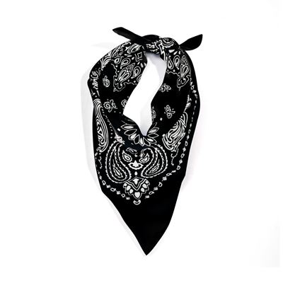 Scarf 55 x 55 cm TRAINMEN BLACK