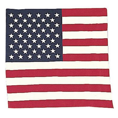 Scarf 55 x 55 cm U.S. Flag