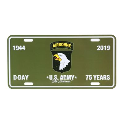 Licence Plate D-DAY 75 years