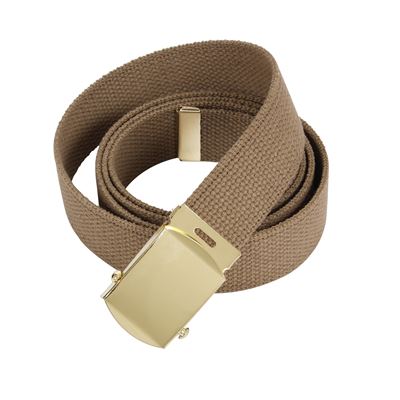 COYOTE belt with gold buckle 135 cm