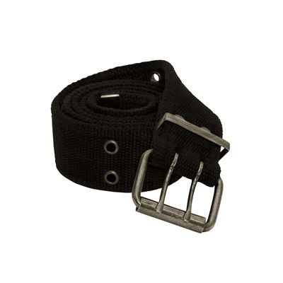 Double belt buckle VINTAGE BLACK