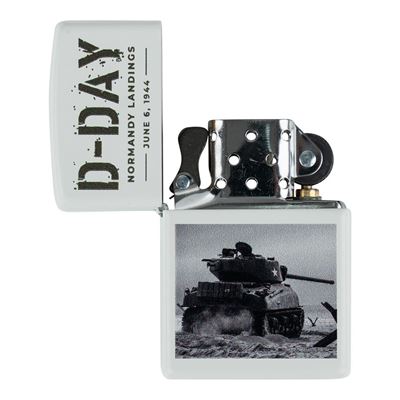ZIPPO Lighter D-Day SHERMAN tank ZIPPO 421121-3332 2
