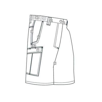 Short pants SIMPLY TACTICAL CARGO NAVY
