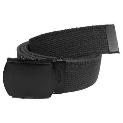 Belt with black buckle 110 cm BLACK