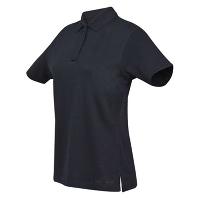 Women's polo shirt short sleeve 24-7 BLACK