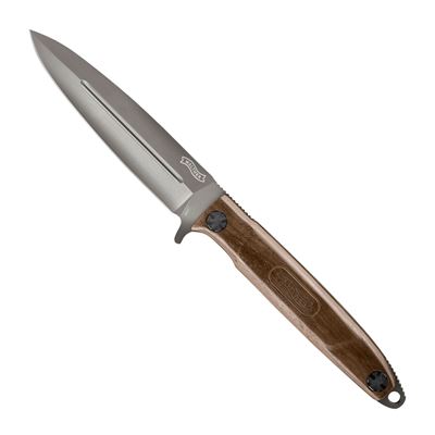 fixed blade knife BLUE WOOD