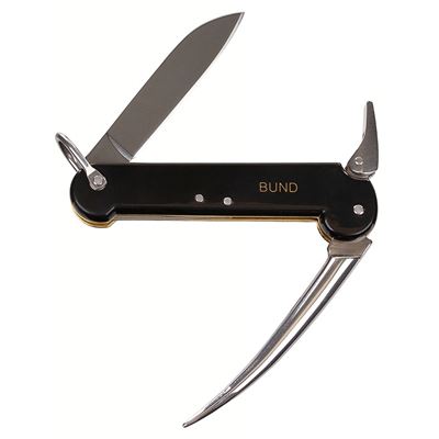 Folding knife BW MARINE / mechanic spike BLACK lance