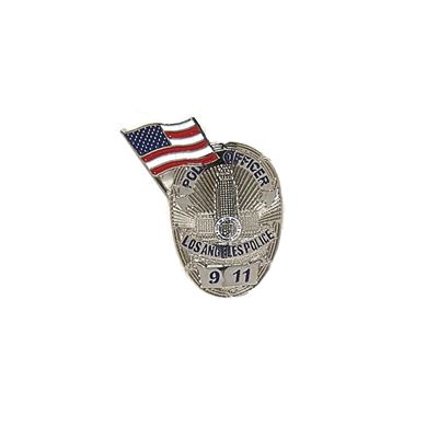 Badge POL. OFFICER LOS ANGELES POLICE 9 11