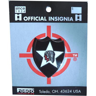 Badge U.S. 2nd Infantry Division / indian color /