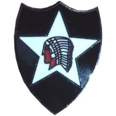 Badge U.S. 2nd Infantry Division / indian color /