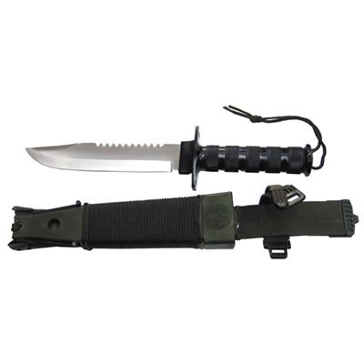 Knife of survival JUNGLE II BLACK equipment