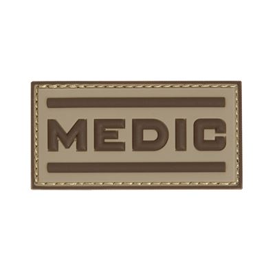 Patch 3D velcro PVC MEDIC DESERT
